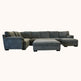 Barbados Gray oversized plush sectional