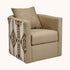 Gila swivel barrel chair in merino flax