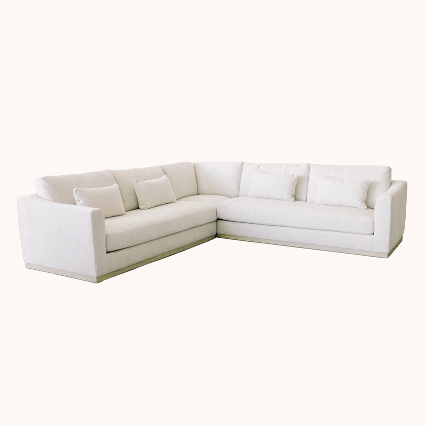 Raleigh Cream down corner sectional