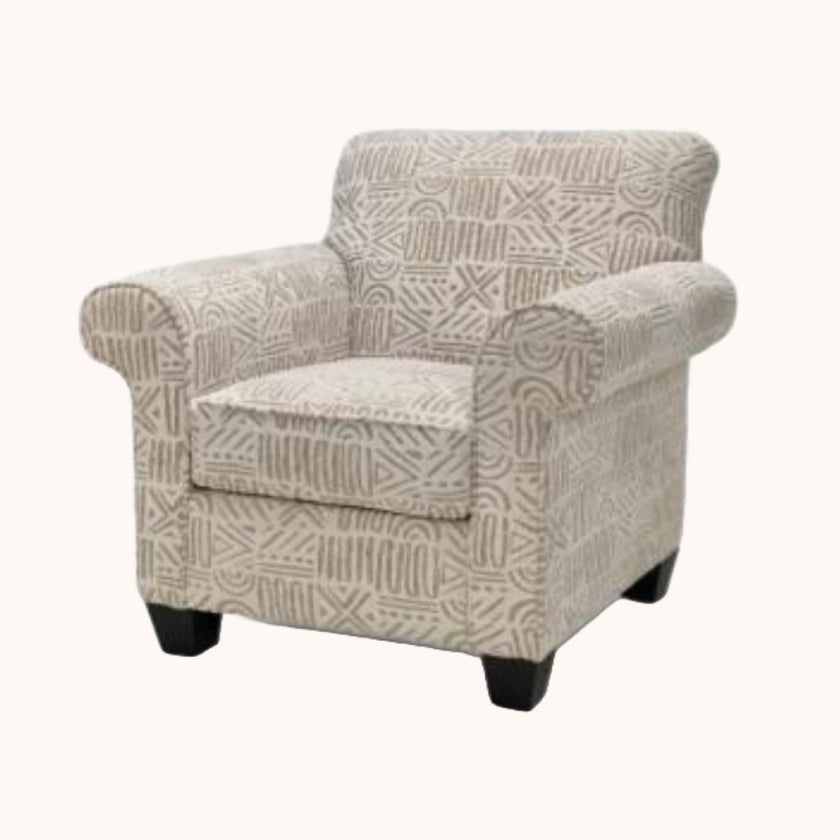 Whitney accent chair in atreyu linen